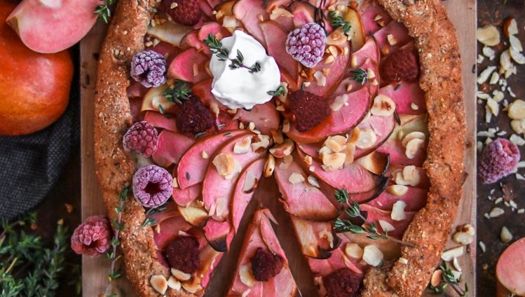 apfel-himbeere-galette